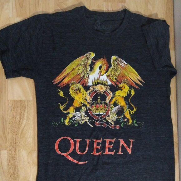 Queen Emblem Logo Graphic T-Shirt - Picture 1 of 6